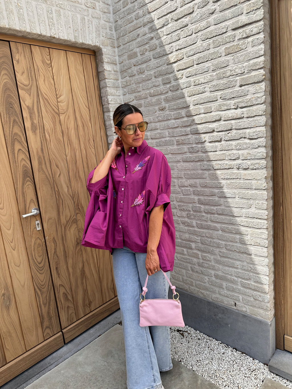 Hemd Lisse Purple Mega Oversized
