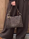 Handtas Cécé Leopard Dark