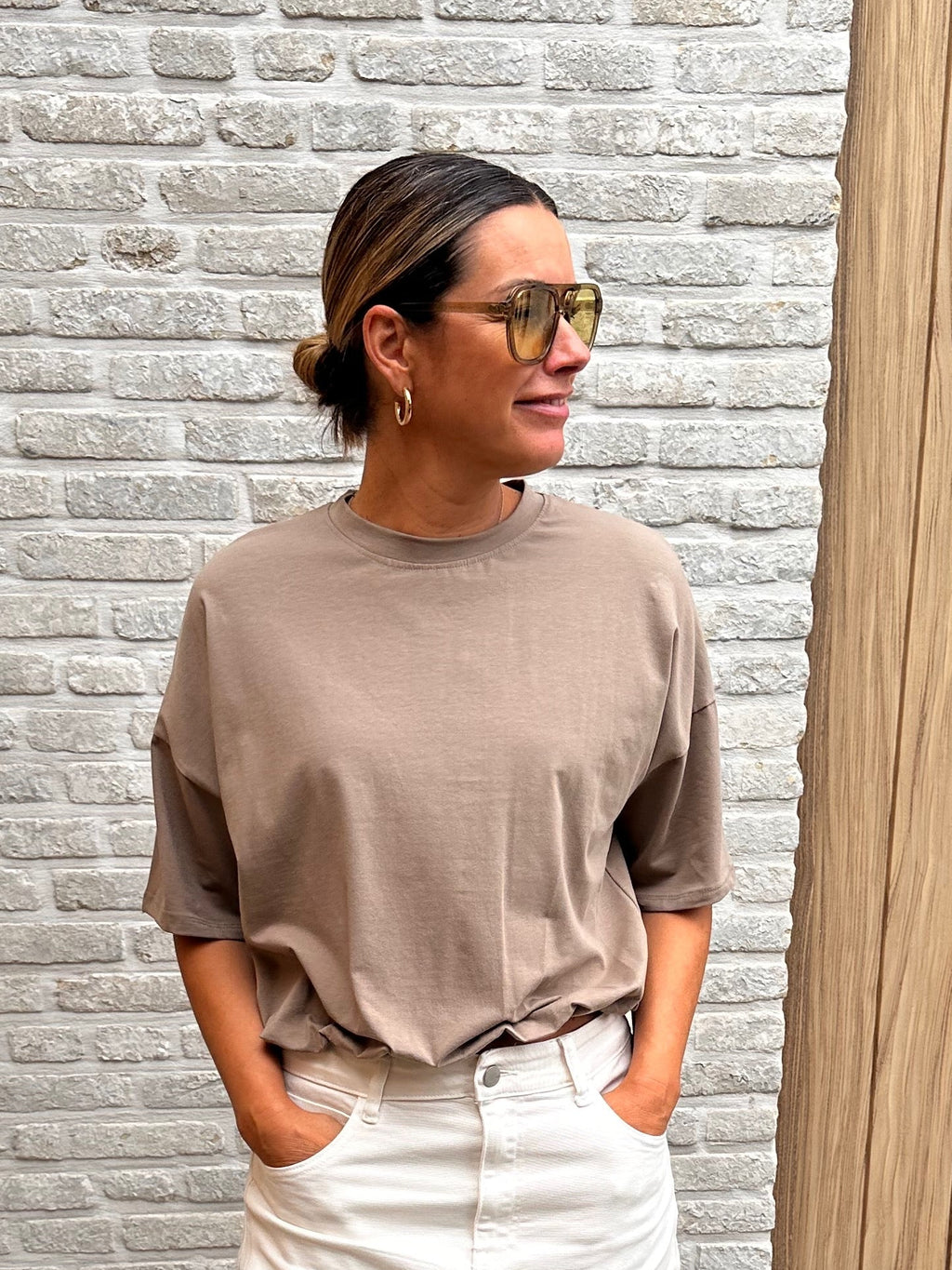 T shirt Molly Taupe
