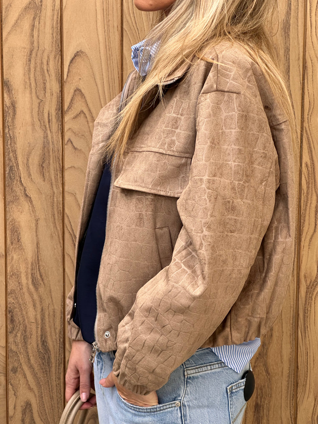 Jasje Eef Croco Beige
