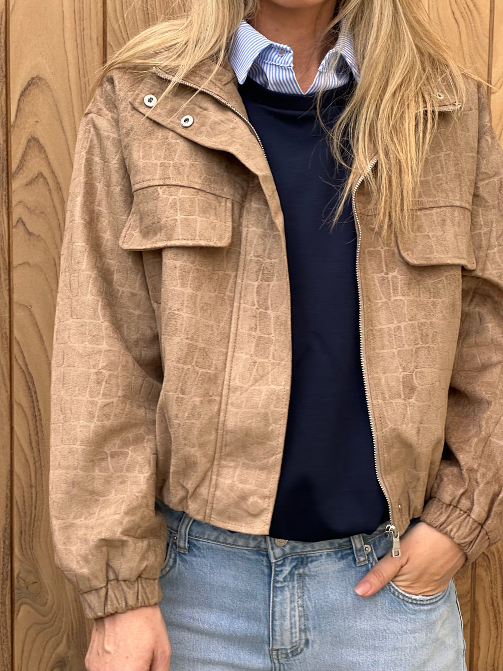 Jasje Eef Croco Beige
