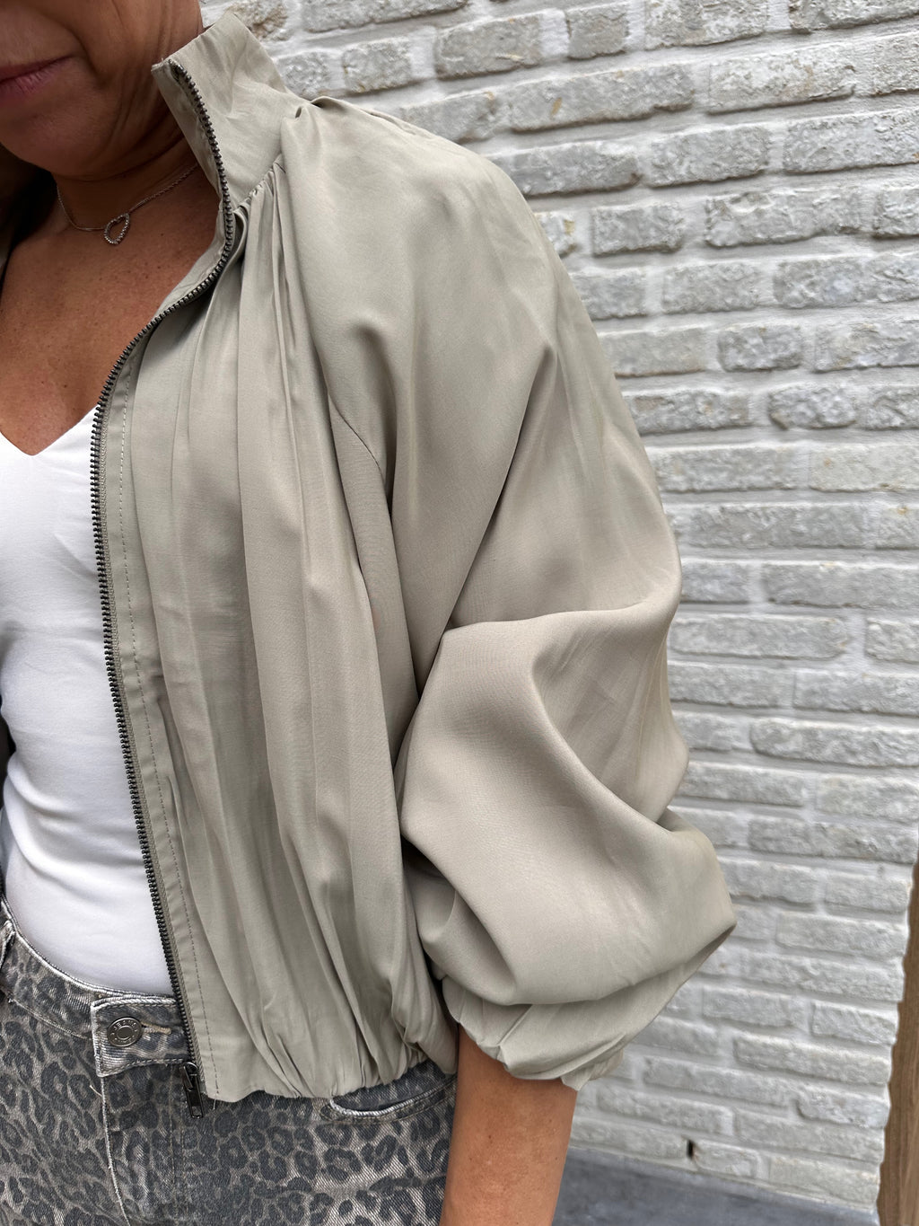 Jacket Emma Taupe Oversized