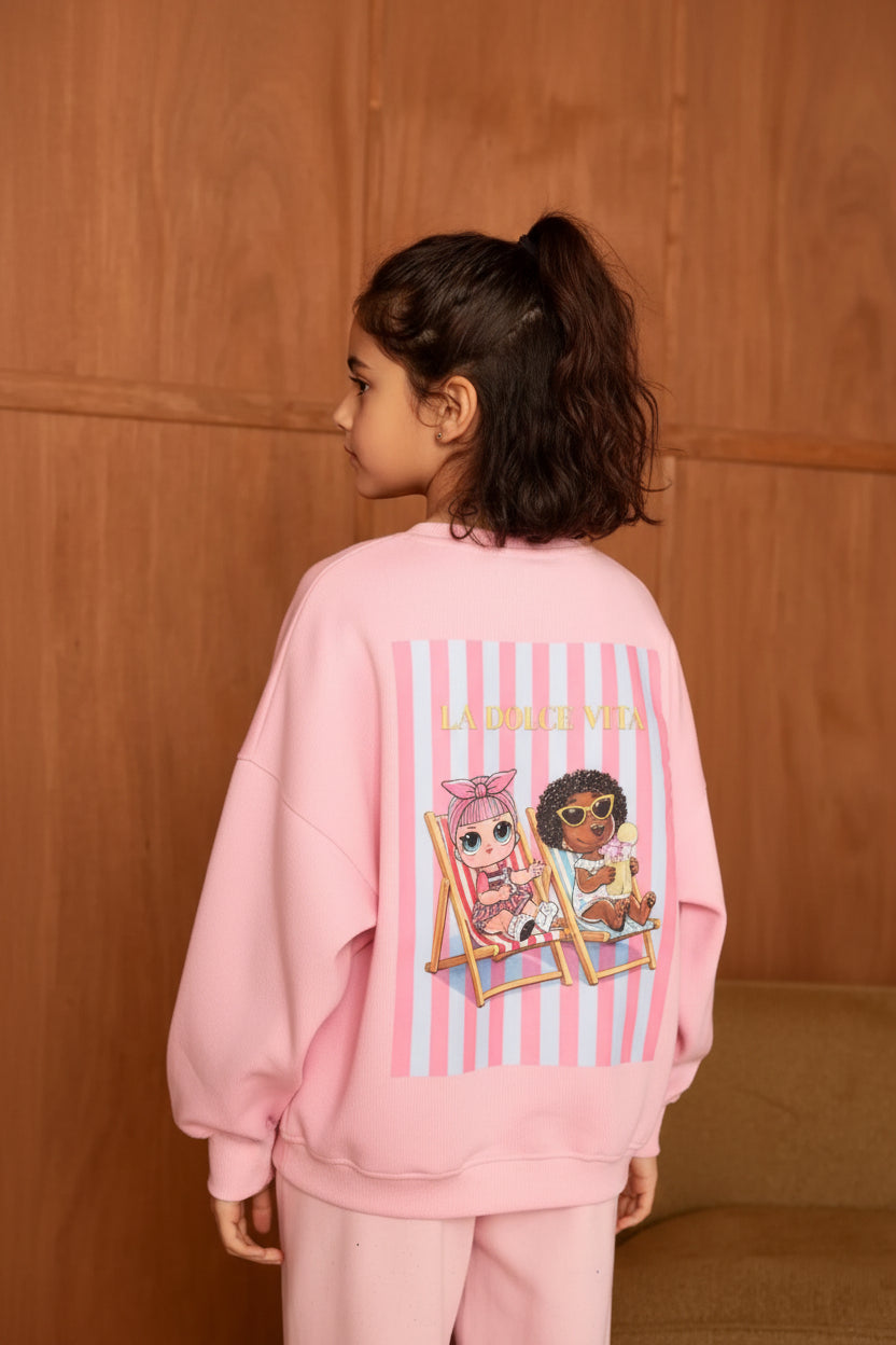 Sweater La Dolce Vita - Kids Pink