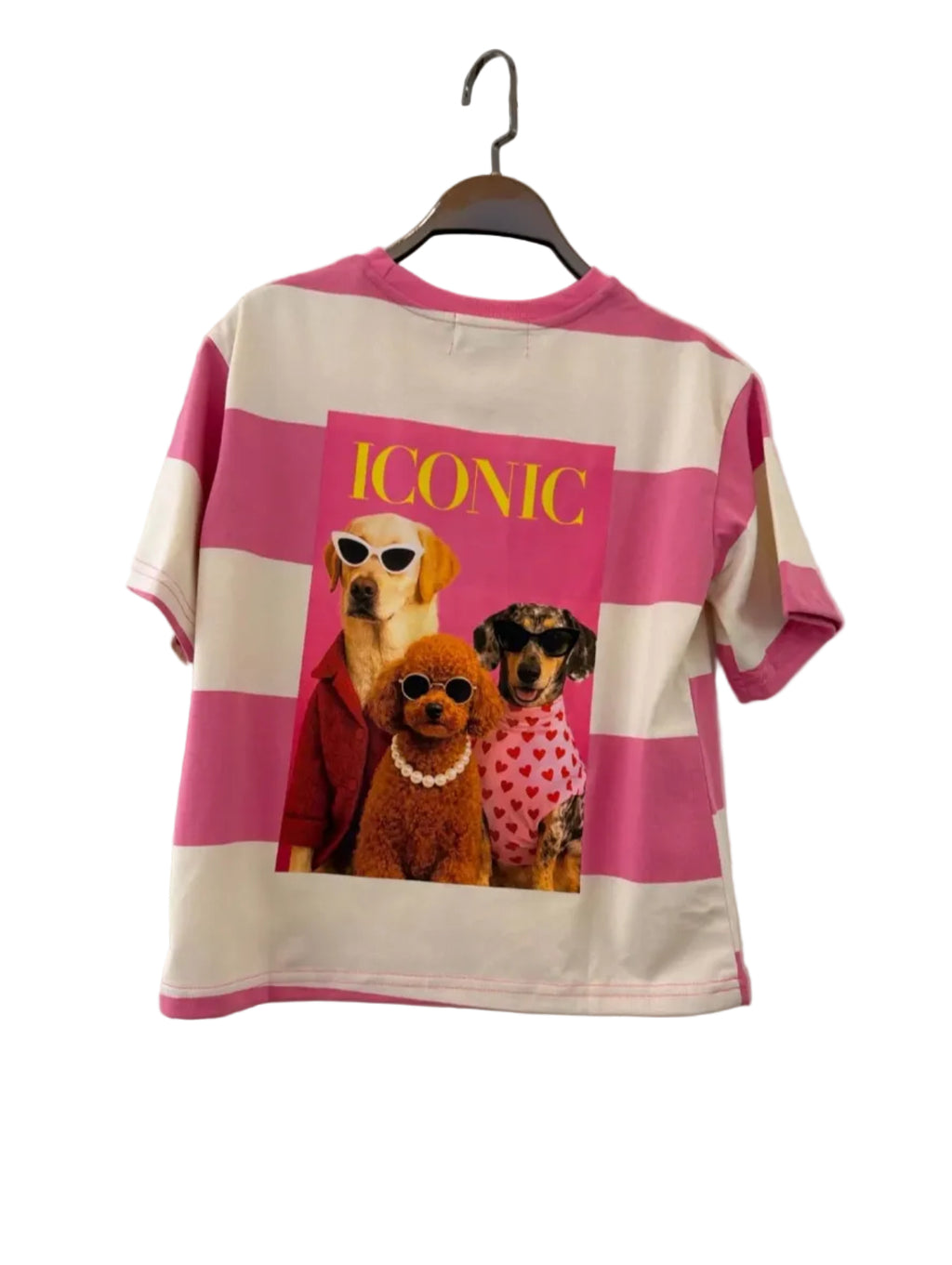 T shirt Dogs - Pink Kids