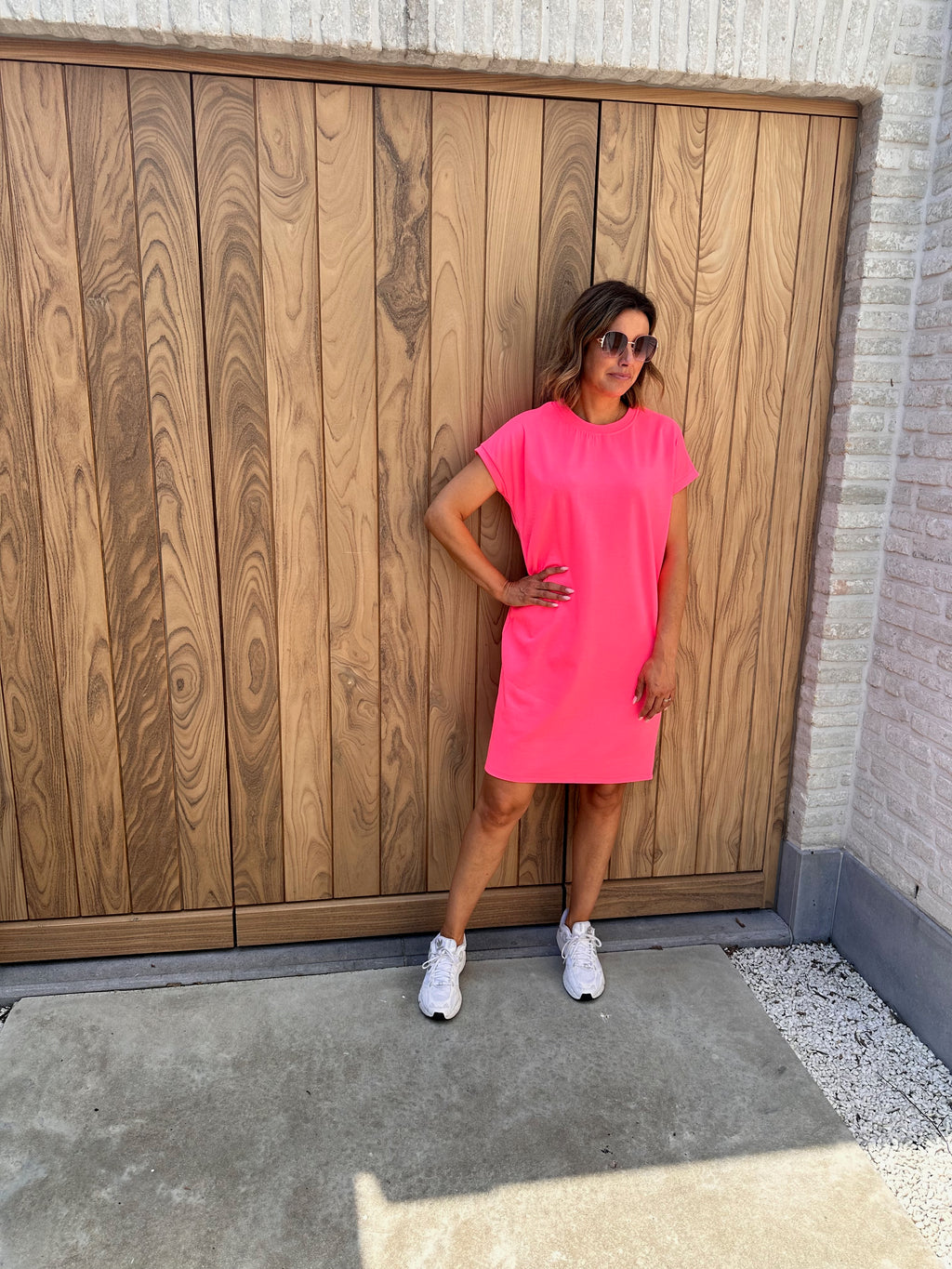 Jurk Milou oversized Pink