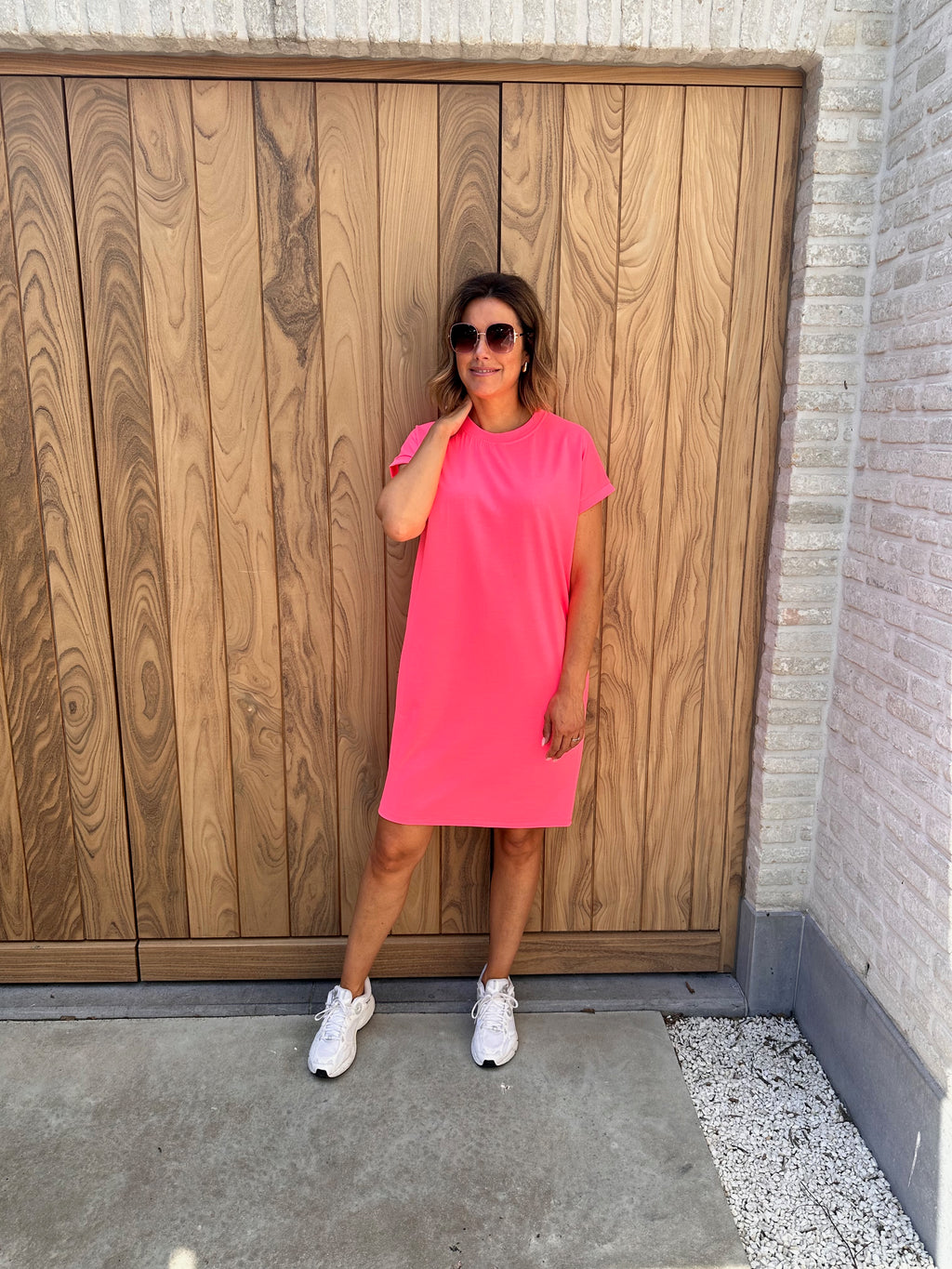 Jurk Milou oversized Pink