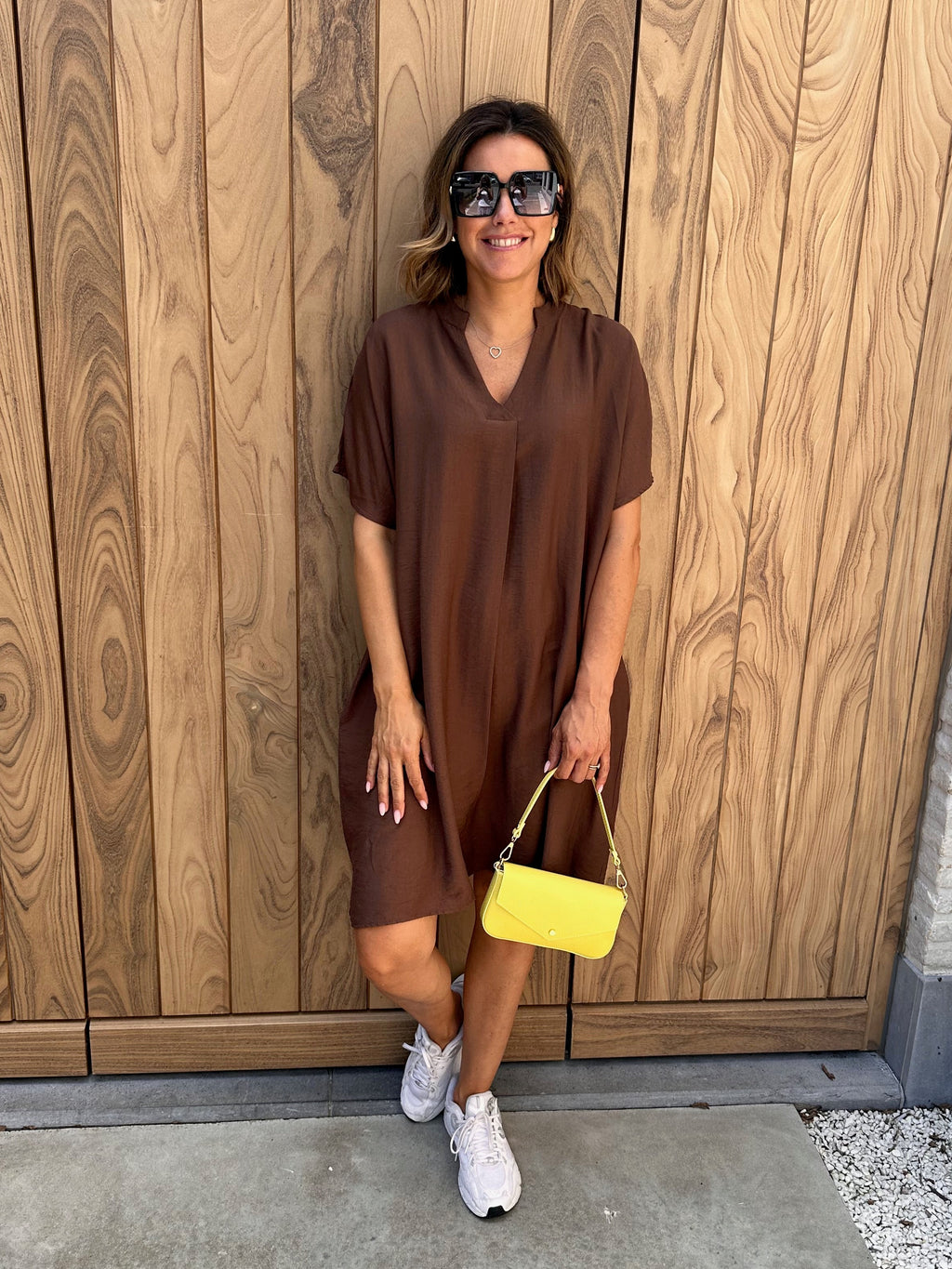 Jurk Cami Brown