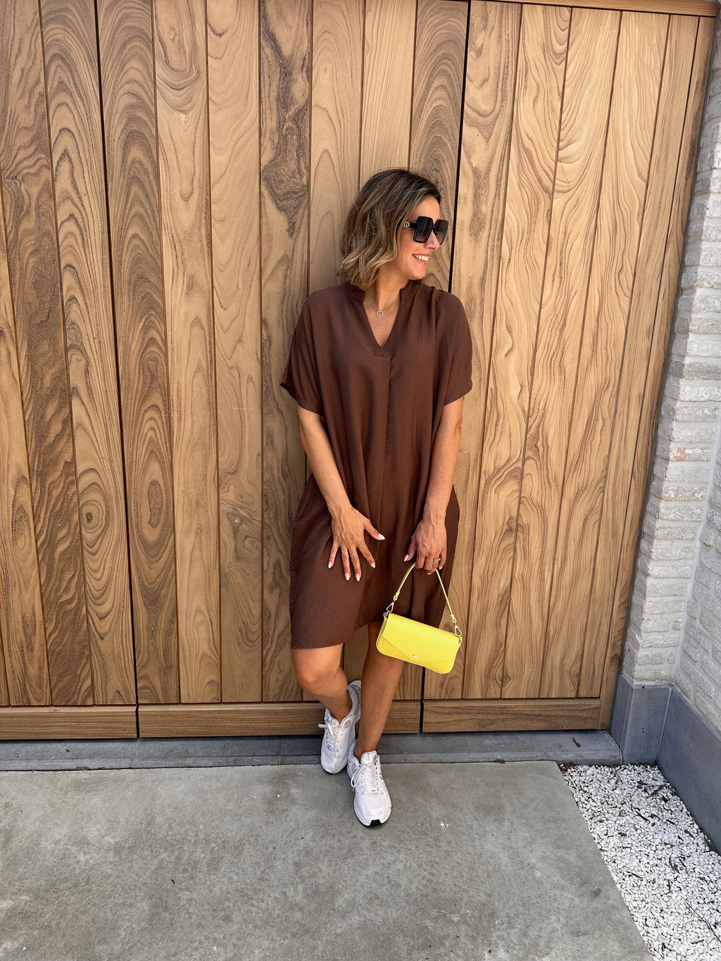 Jurk Cami Brown
