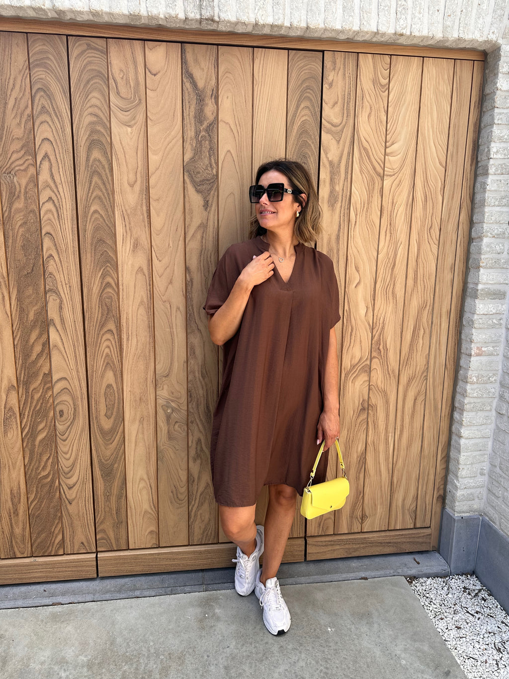 Jurk Cami Brown