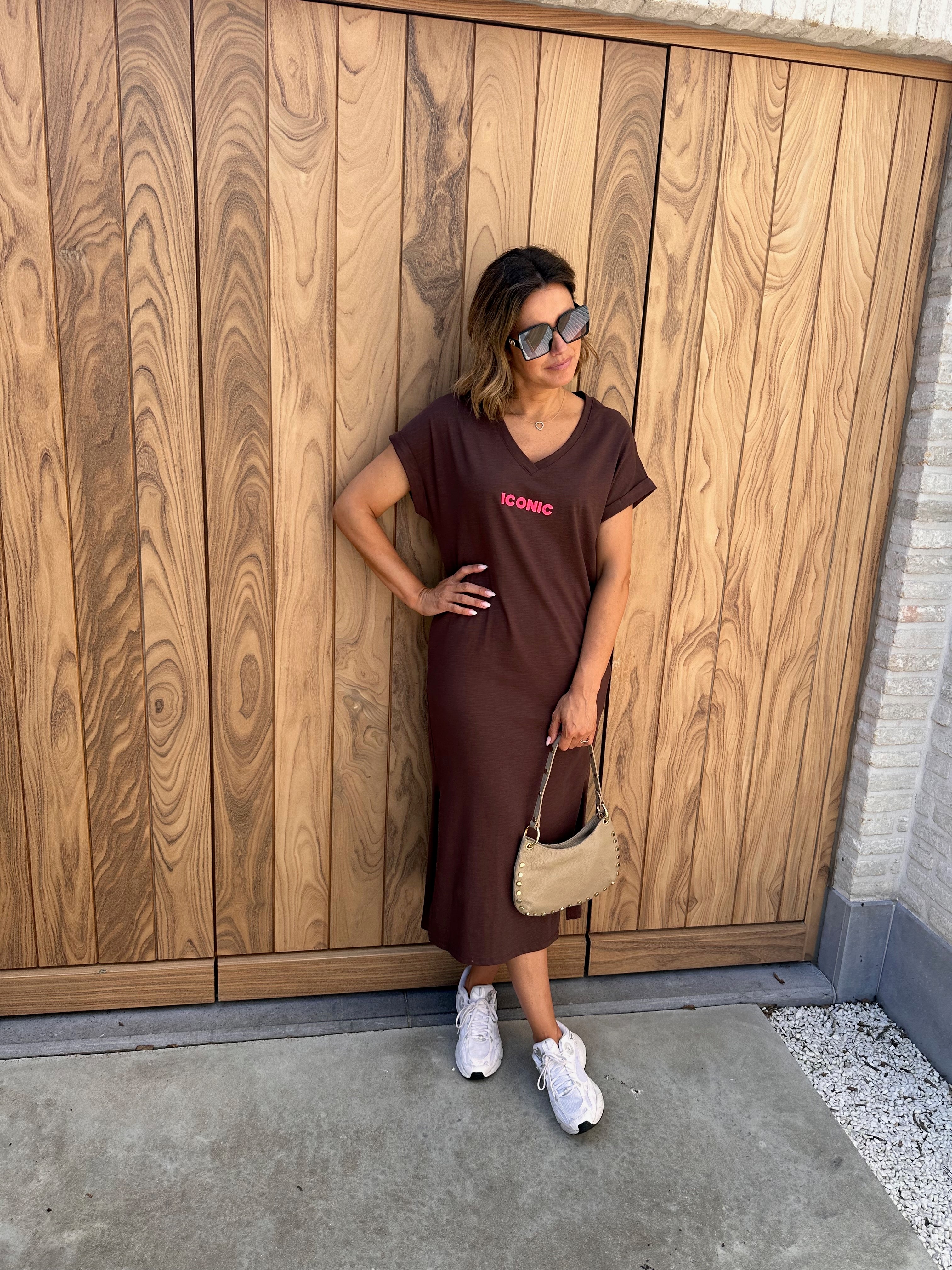 Jurk Colette Iconic Brown